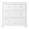 Commode 3 tiroirs blanche